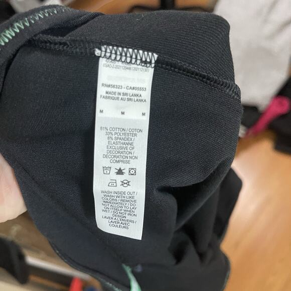 NEW! NIKE black logo embroidered tank bodysuit size medium - Picture 7 of 7